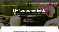 Desktop Screenshot of holisticacupuncture.net